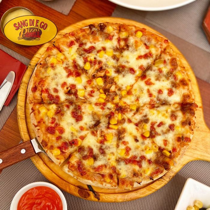 Không gian sang trọng tại Sang Diego Pizza & Grill