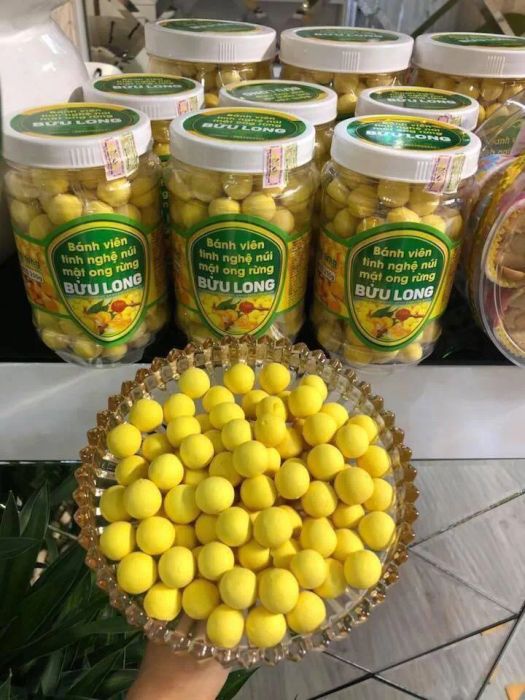 Hình ảnh chân thực Bánh Viên Tinh Nghệ Núi Mật Ong Rừng Bửu Long - Tinh hoa từ thiên nhiên