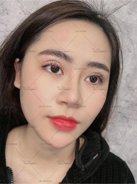 Hình ảnh tác phẩm nối mi ấn tượng tại THƯ PHẠM Beauty Academy