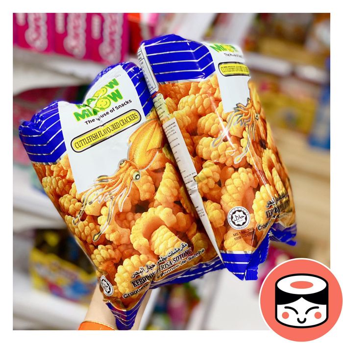 Hình ảnh Snack Mực Miaow Miaow - Bao bì bắt mắt