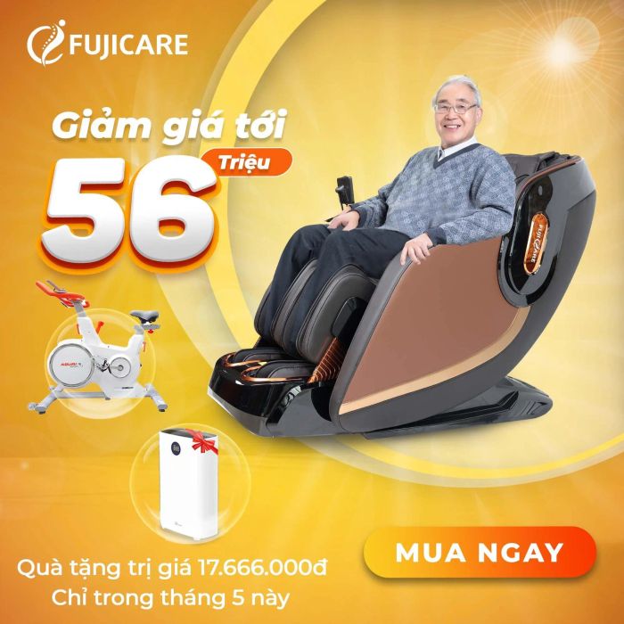 Fujicare - Hình ảnh thực tế ghế massage cao cấp