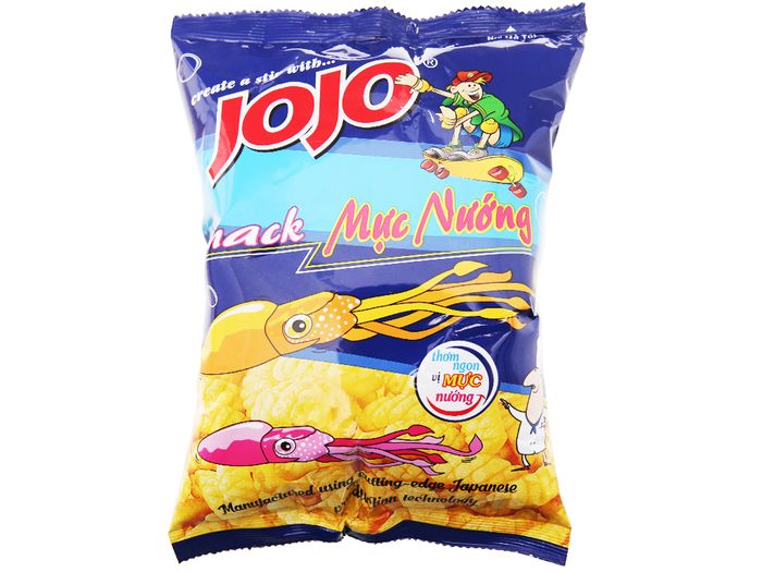 Hình ảnh Snack Mực Nướng JoJo - Gói 38g bắt mắt