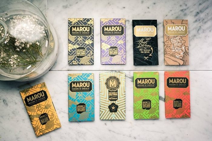 Hình ảnh nghệ thuật socola Marou