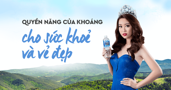 Hình ảnh đặc trưng nước khoáng Vĩnh Hảo phiên bản cao cấp