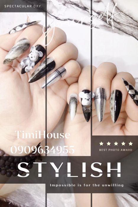 Tác phẩm nail nghệ thuật tại TimiHouse (Ảnh 2)