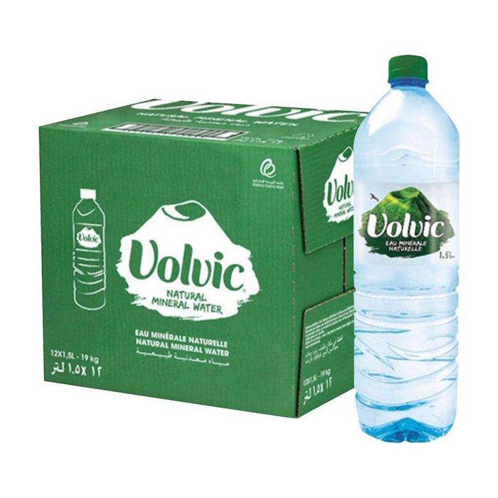 Hình ảnh dòng sản phẩm Volvic đa dạng