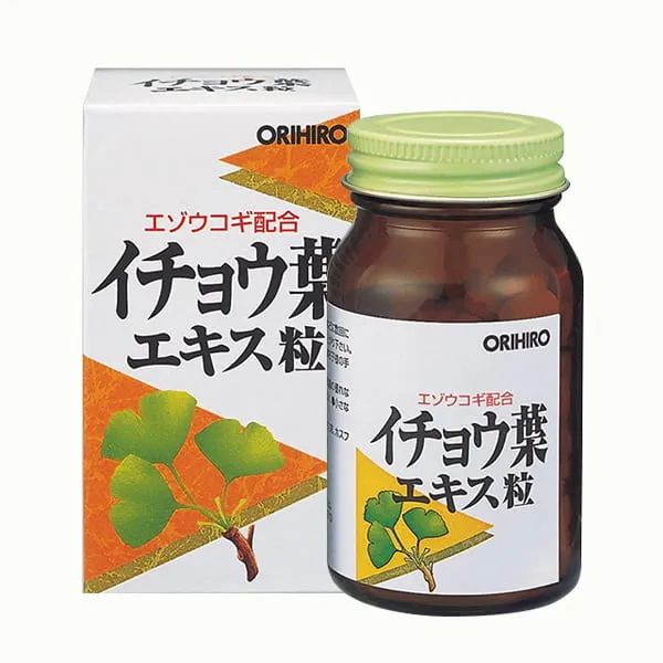 Hình ảnh thực tế viên uống Orihiro Ginkgo Biloba - Bao bì chính hãng