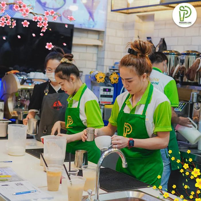 Hình ảnh không gian đào tạo tại Passion Link