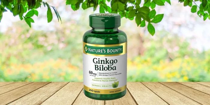 Hình ảnh thực tế Nature's Bounty Ginkgo Biloba - Thiết kế tinh tế