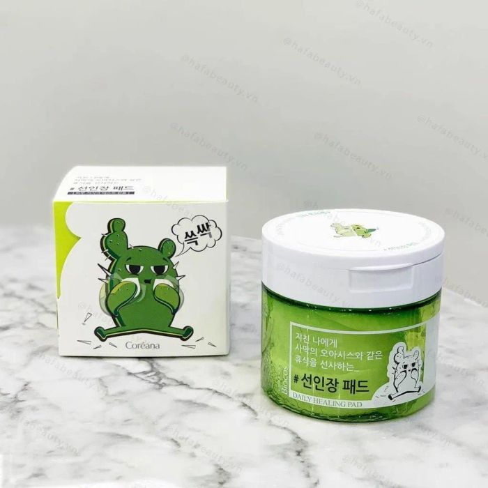 Hình ảnh thực tế Miếng Dưỡng Coreana Biocos Daily Healing Pad