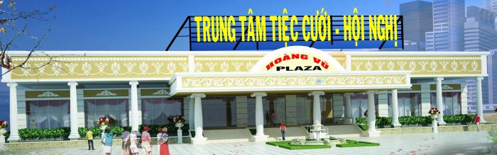 Không gian tiệc cưới lộng lẫy tại Hoàng Vũ Plaza