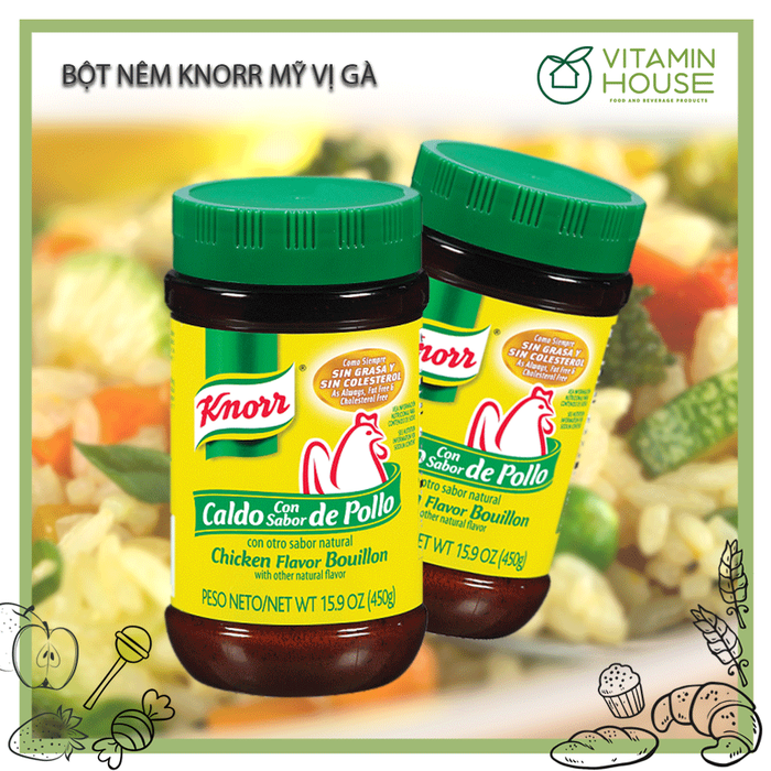 Bột nêm Knorr vị gà Mỹ ảnh 1