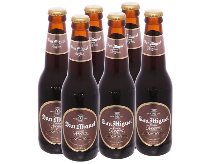Bia đen San Miguel Cerveza Negra - Hình ảnh 1