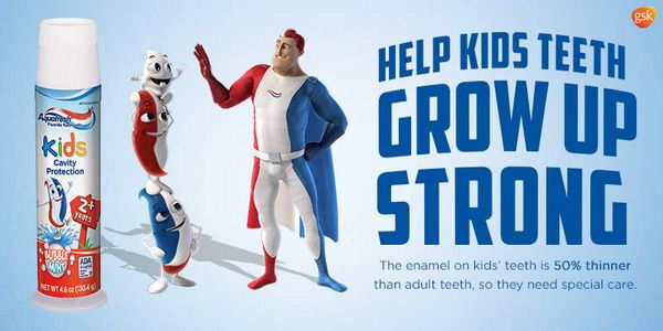 Hình ảnh thực tế kem đánh răng Aquafresh Kids Cavity Protection