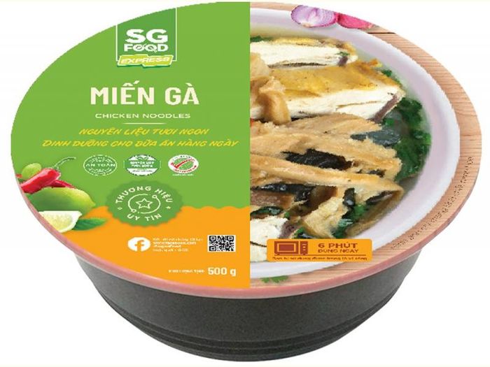 Hình ảnh chân thực miến gà SG Food