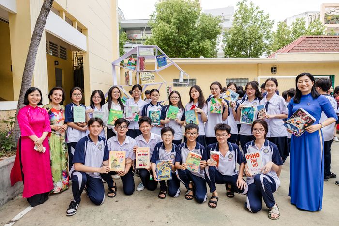 Khuôn viên xanh mát với cơ sở vật chất hiện đại tại Trường Ngôi Sao