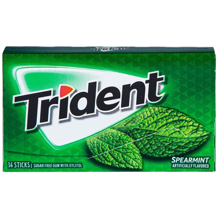 Hình ảnh Kẹo cao su không đường Trident hương bạc hà 2
