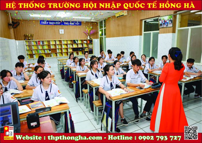 Giờ học ngoại khóa đầy hứng khởi tại Trường Hồng Hà