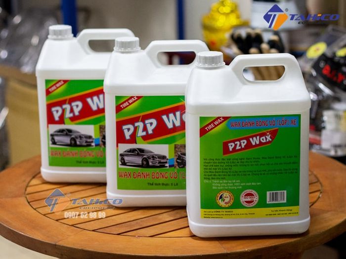 Hình ảnh thực tế hiệu quả làm bóng của P2P Wax