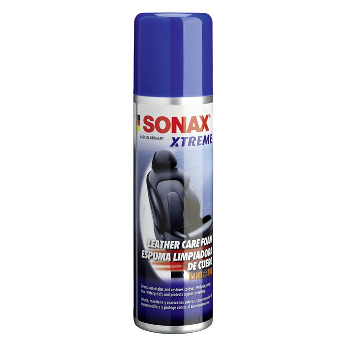 Hình ảnh thực tế chai Sonax Xtreme Leather Foam chính hãng