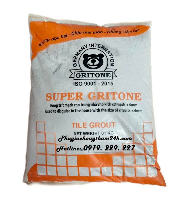 Hình ảnh minh họa keo Super Gritone - Giải pháp hoàn hảo cho mạch gạch
