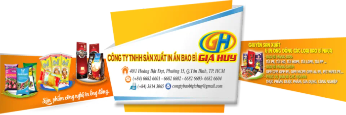 Công ty TNHH Sản xuất In ấn Bao bì Gia Huy hình ảnh 1