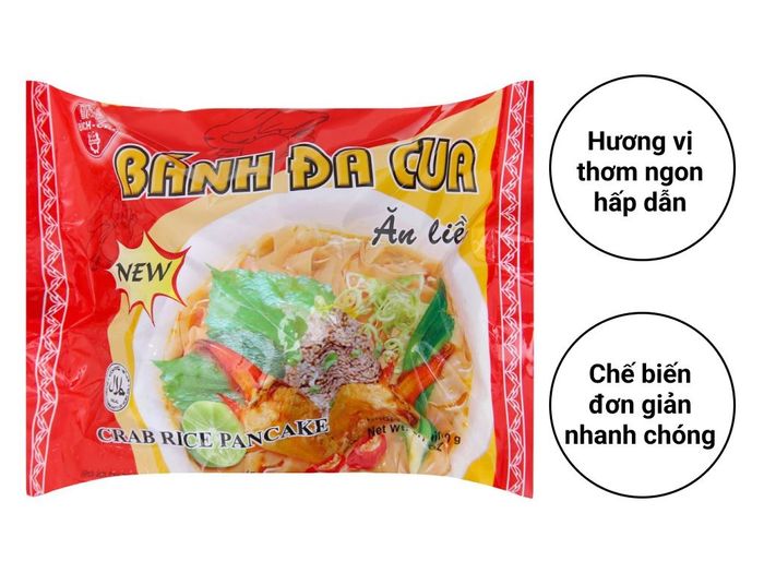 Hình ảnh chân thực bánh đa cua Bích Chi - Tiện lợi, thơm ngon
