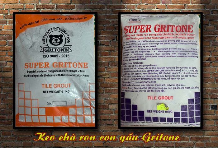 Bộ sưu tập màu sắc đa dạng của keo chà ron Super Gritone