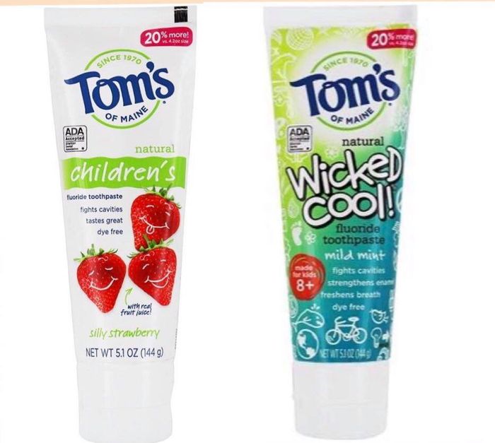 Hình ảnh chi tiết kem đánh răng Tom's of Maine cho trẻ em