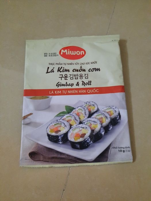 Ảnh minh họa Lá Kim Cuốn Cơm Miwon 1