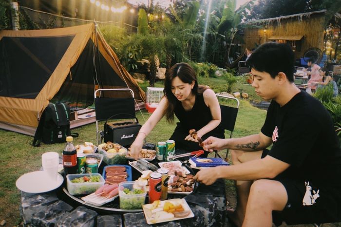 Góc check-in tuyệt đẹp tại TBS Riverside Garden - Ảnh 1