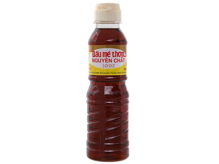 Hình ảnh chai dầu mè Nakydaco chính hãng