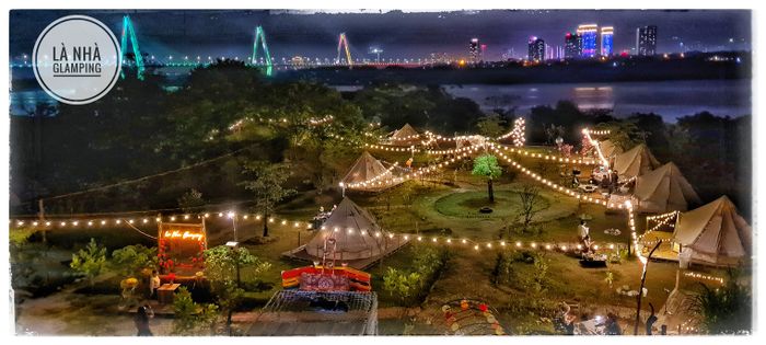 Không gian sang trọng tại Là Nhà Glamping