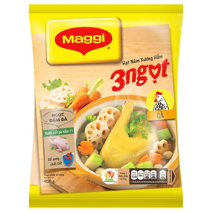 Hình ảnh Hạt Nêm Maggi 3 Ngon Vị Gà 1