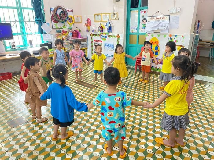 Những khoảnh khắc đáng yêu tại Trường Mầm Non Hoa Pơ Lang