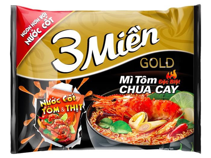 Hình ảnh bùng nổ vị giác - Mì 3 Miền tôm chua cay đặc biệt với nước cốt sánh mịn