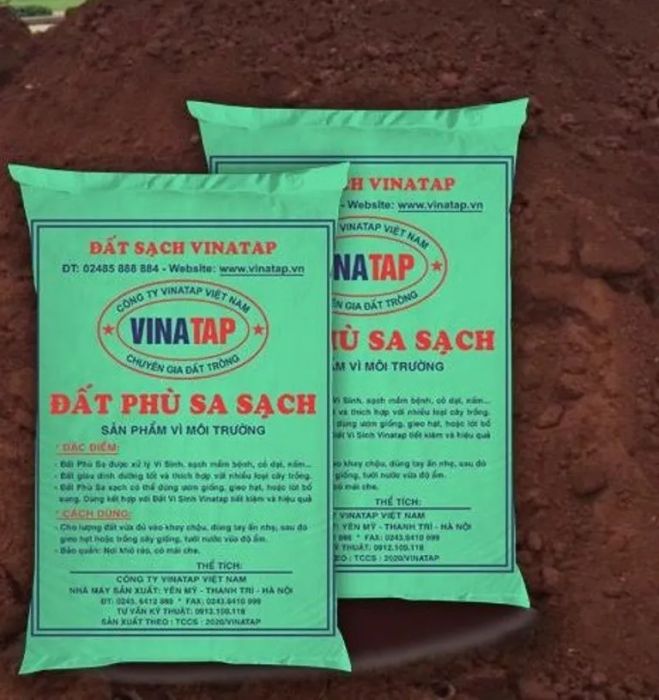 Hình ảnh minh họa đất sạch Vinatap 20dm3