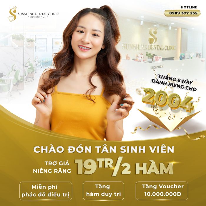 Hình ảnh minh chứng cho quy trình niềng răng chuẩn quốc tế tại Sunshine Dental Clinic