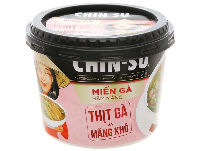 Hình ảnh chân thực miến gà hầm măng Chin-su