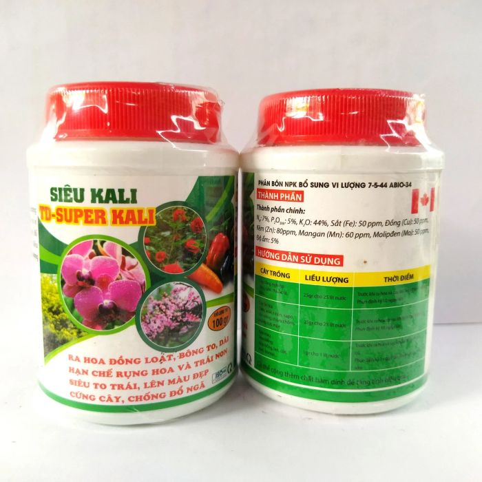 Hình ảnh thực tế phân bón TD Super Kali