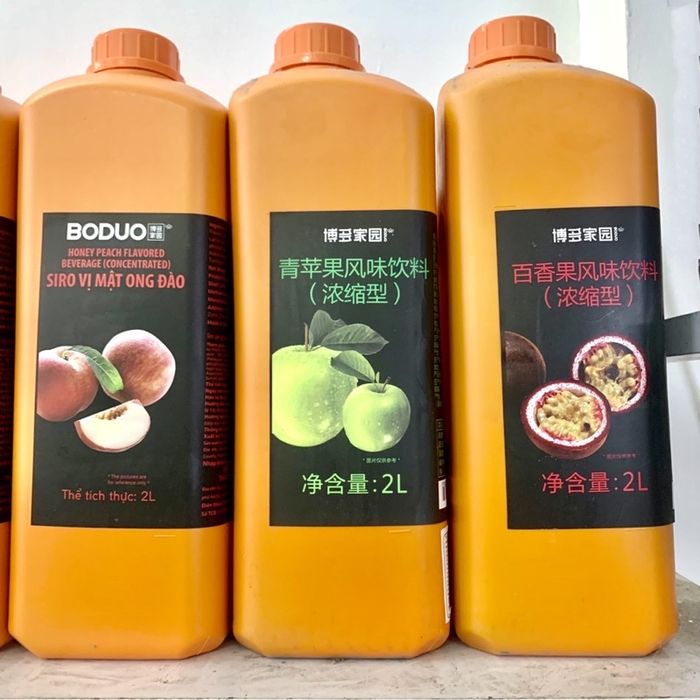 Bộ sưu tập hình ảnh Siro Chanh Dây Boduo chính hãng