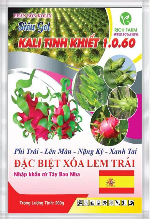 Hình ảnh thực tế phân bón Kali Tinh Khiết 1.0.60