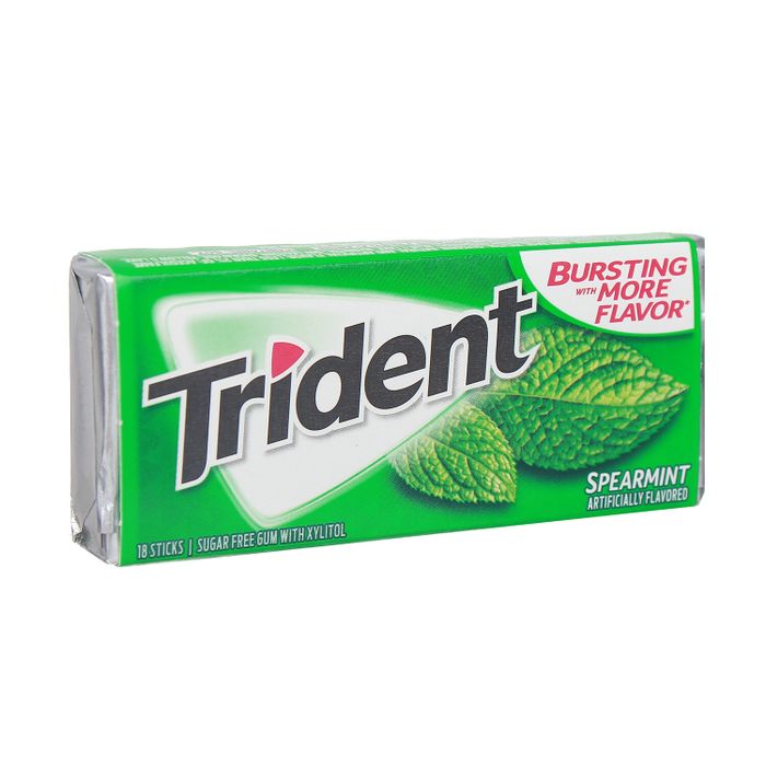 Hình ảnh Kẹo cao su không đường Trident hương bạc hà 1