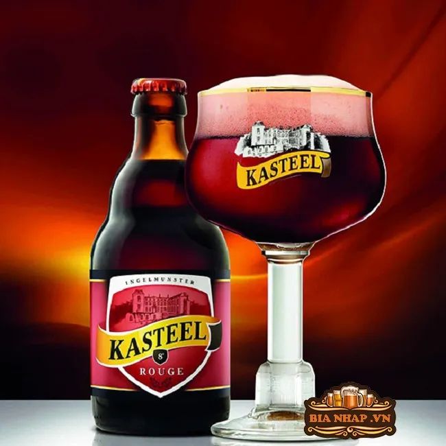 Hình ảnh Kasteel Rouge 8% - Bia anh đào cao cấp Bỉ
