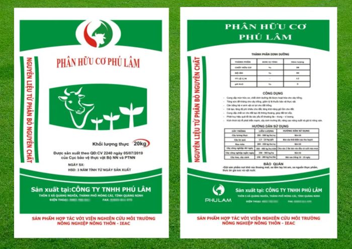 Hình ảnh sản phẩm Phân Hữu Cơ Phú Lâm