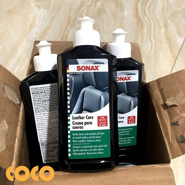 Bộ ảnh minh họa hiệu quả làm sạch của Sonax Foam Cleaner