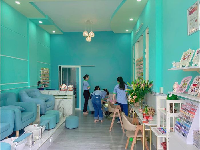 Hình ảnh thành phẩm nail và mi nghệ thuật từ Sunny Nail