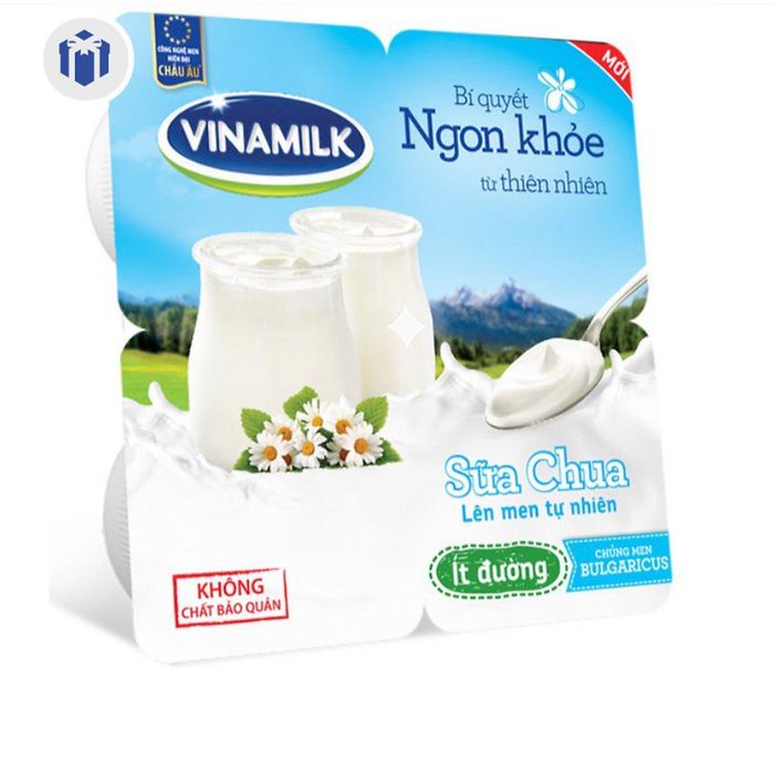 Hình ảnh Sữa Chua Vinamilk Ít Đường chính hãng