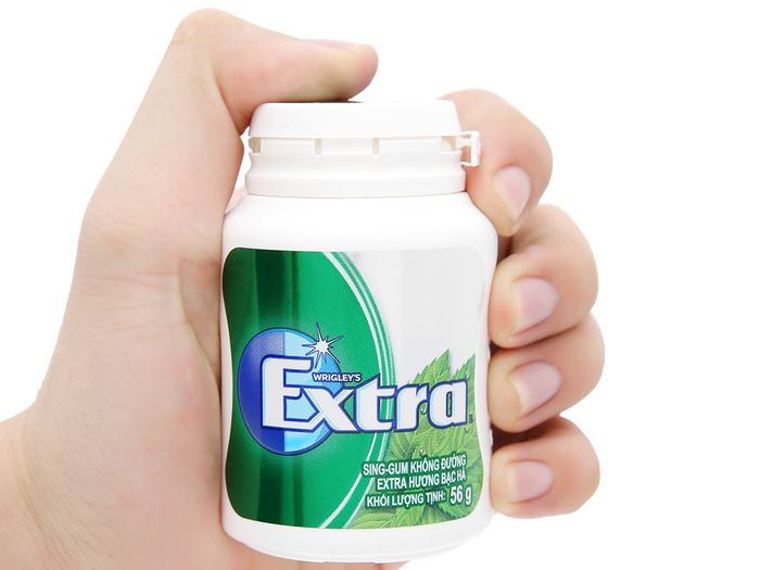 Hình ảnh Kẹo cao su không đường Extra hương bạc hà 2