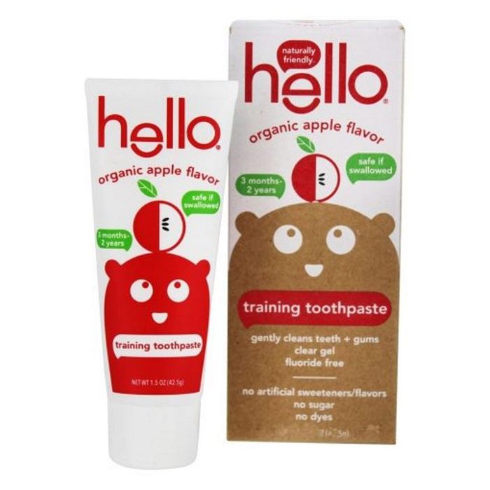 Hình ảnh chi tiết kem đánh răng nướu Hello Organic